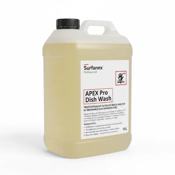 APEX Pro Dish Wash 10 litrów - płyn do mycia naczyń w zmywarce gastronomicznej
